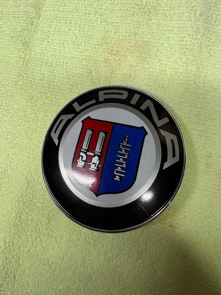 Alpina motorkapembleem bmw e21, Ophalen of Verzenden, Gebruikt