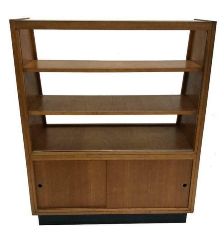 Antieke Winkel Vitrine Toonbank Met Schuifdeuren, Jaren 50, Ophalen, Glas, Antieke vitrine, Antieke vitrine