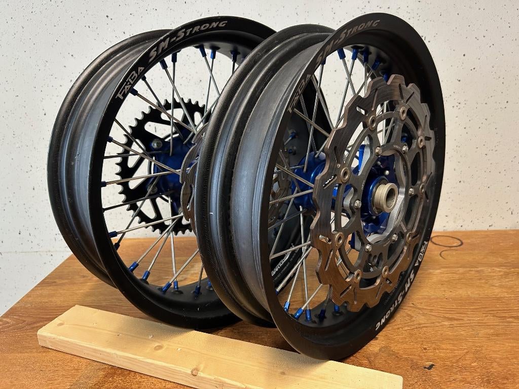 Faba tubeless supermoto wielen KTM/Husqvarna, Motoren, Onderdelen | Merk-onafhankelijk, Gebruikt, Ophalen