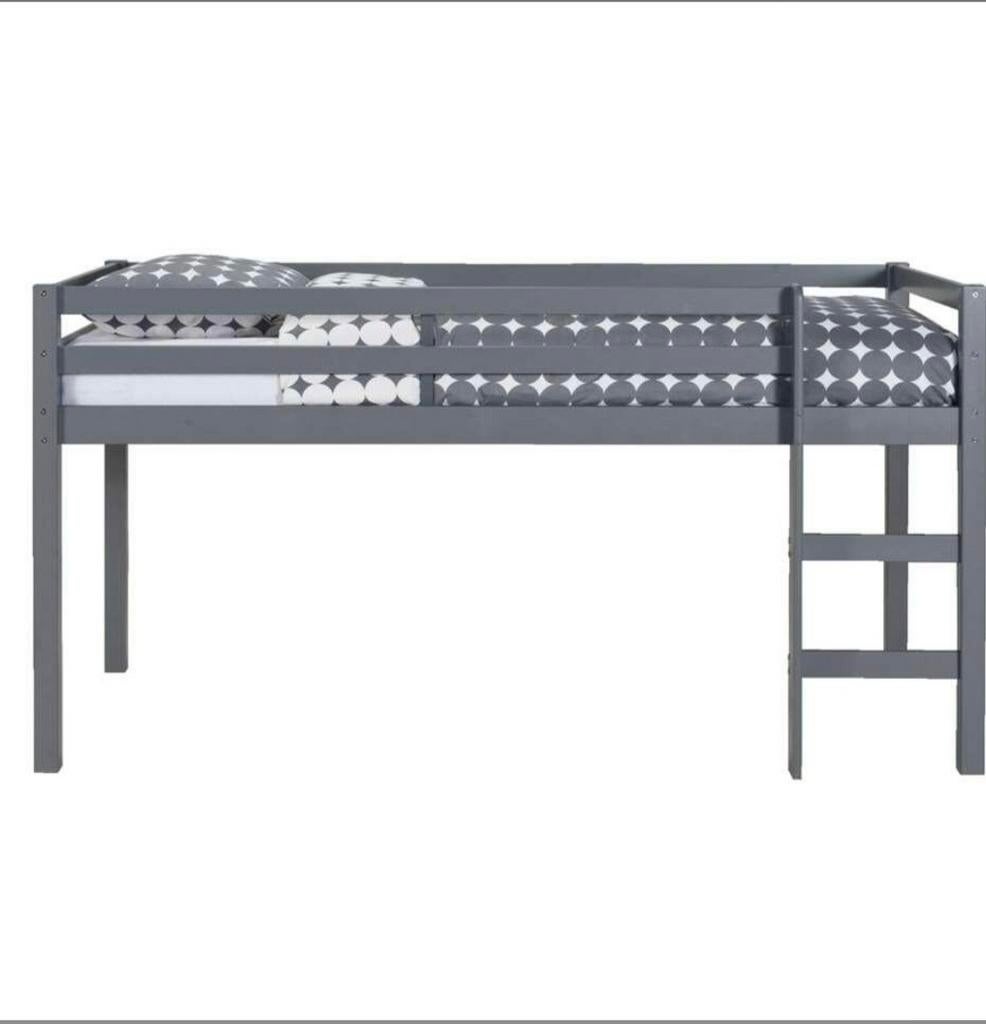 Halfhoogslaper Ties 90x200, Kinderen en Baby's, Kinderkamer | Stapelbedden en Hoogslapers, Ophalen, Gebruikt, Halfhoogslaper