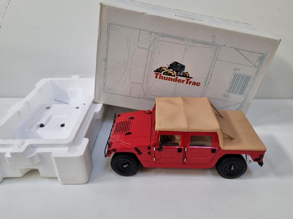 Exoto Hummer Humvee H1 Soft Top 1:18 Nieuwstaat, Hobby en Vrije tijd, Modelauto's | 1:18, Zo goed als nieuw, Auto, Ophalen of Verzenden