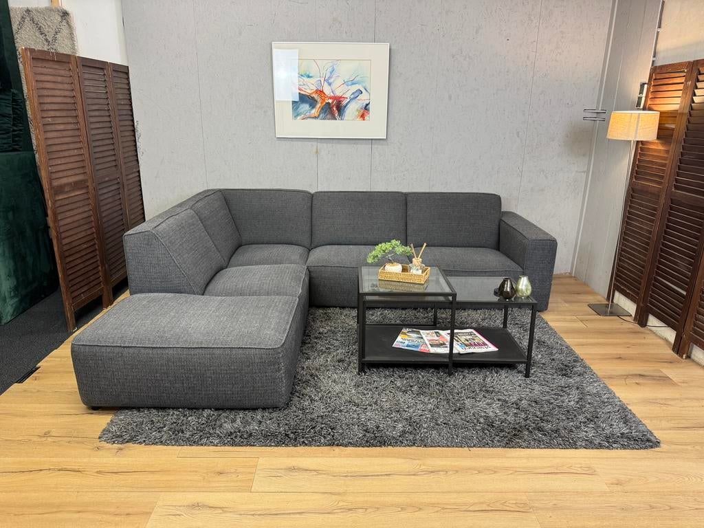 Strakke Donkergrijze Hoekbank- Gratis Bezorgd, Ophalen of Verzenden, Sofa Point, Sofapointnl@gmail.com, Noordkade 68A