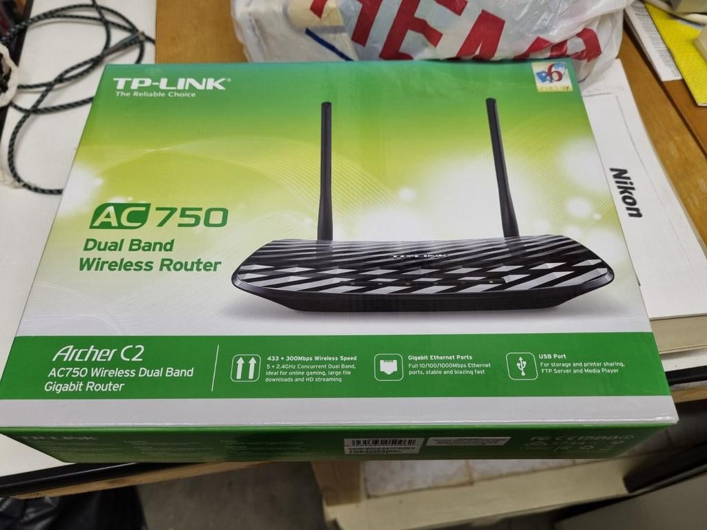 TP-Link Archer C2 AC750 Router - Niet Getest, Ophalen of Verzenden, Niet werkend, Router, TP-Link