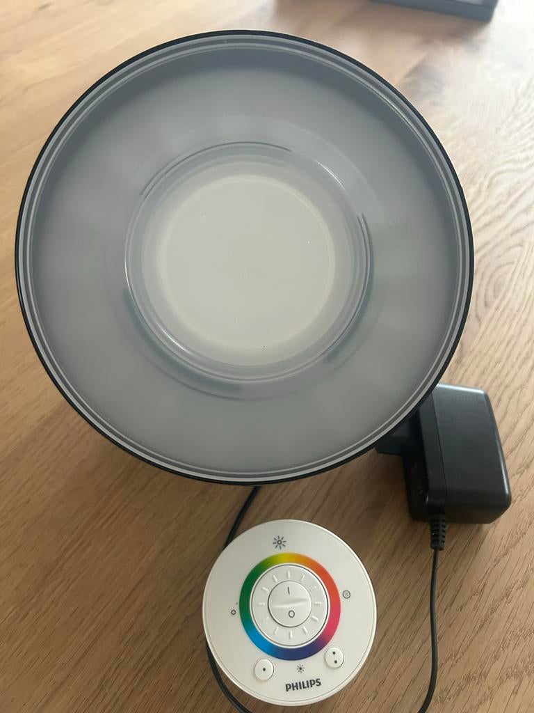 Philips Bloom Tafellamp, Kunststof, Gebruikt, Ophalen of Verzenden, Led