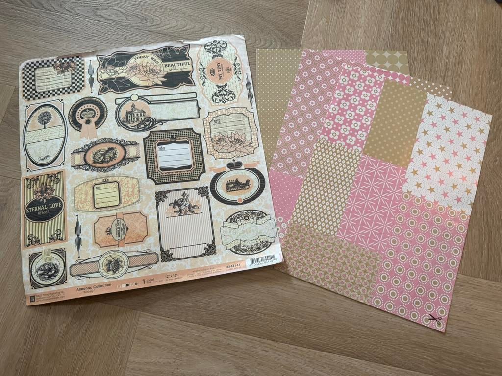 Scrapbook vellen, Ophalen of Verzenden