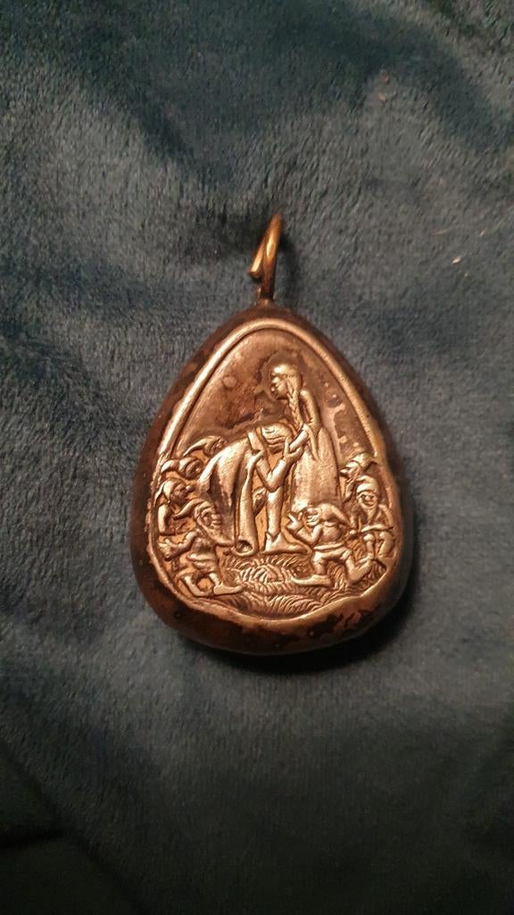 Antieke verzilverde bijtring zonder ring, Antiek en Kunst, Ophalen of Verzenden