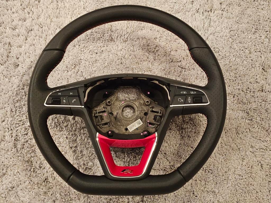 seat leon 5F ibiza 6P 6F fr stuurwiel stuur leder zgan, Ophalen of Verzenden, Nieuw, Seat