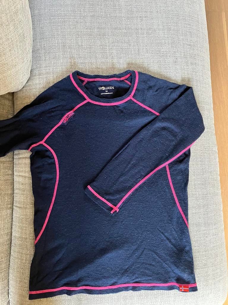 Heerlijke thermoset merinowol trollkids maat 140, Ophalen of Verzenden, Zo goed als nieuw, Jongen of Meisje, Nacht- of Onderkleding