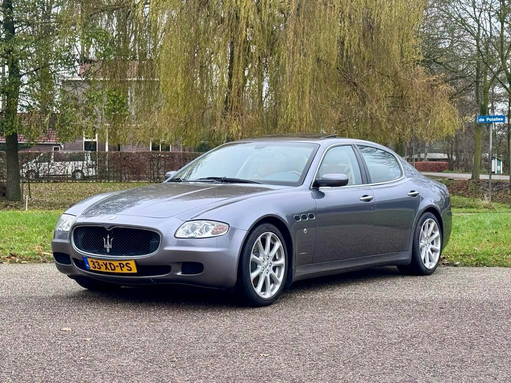 Maserati Quattroporte 4.2 Duo Select | NL-Auto | 2e eigenaar, Auto's, Automaat, 8 cilinders, Bruin, Particulier