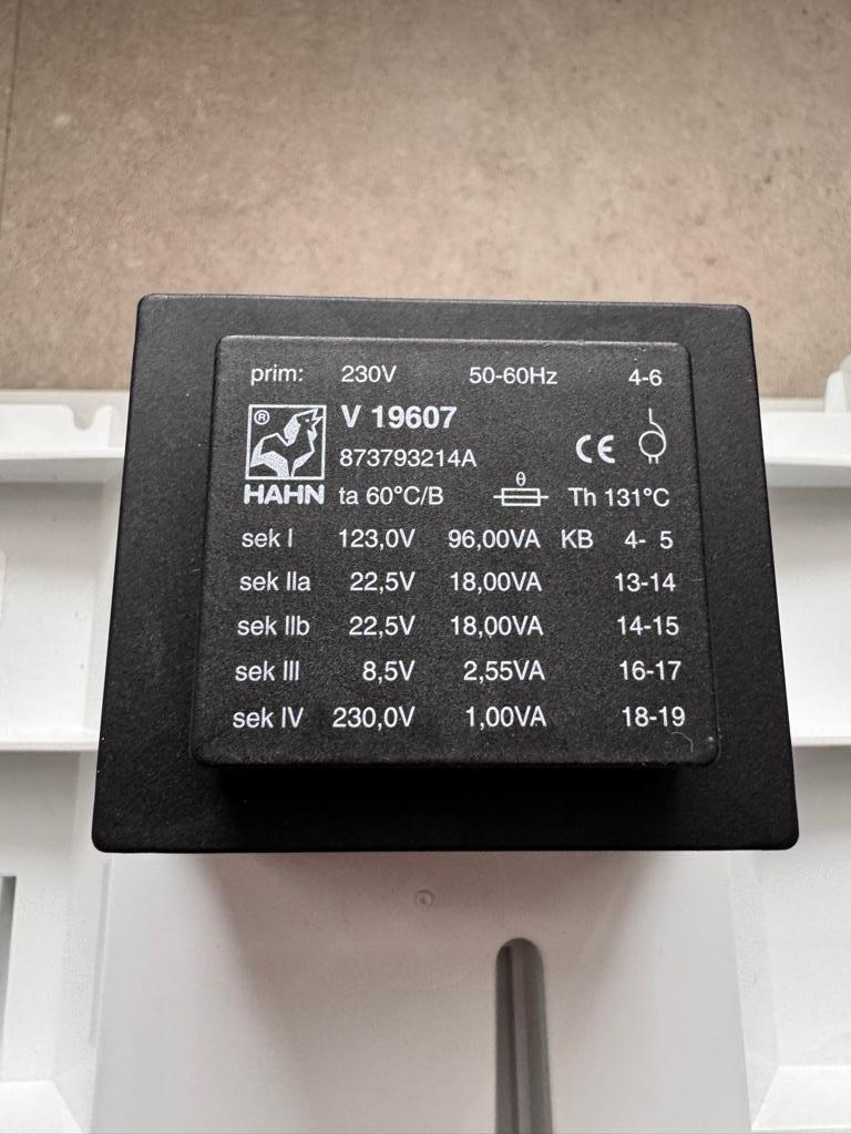 Nefit Topline 35 KW Trafo t.b.v. besturingsprint en display., Doe-het-zelf en Verbouw, Verwarming en Radiatoren, 30 tot 80 cm