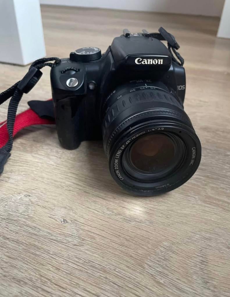 Camera Canon Eos 350D met 2 lenzen, tas en verrekijker, Ophalen, Zo goed als nieuw, Canon, Geen optische zoom