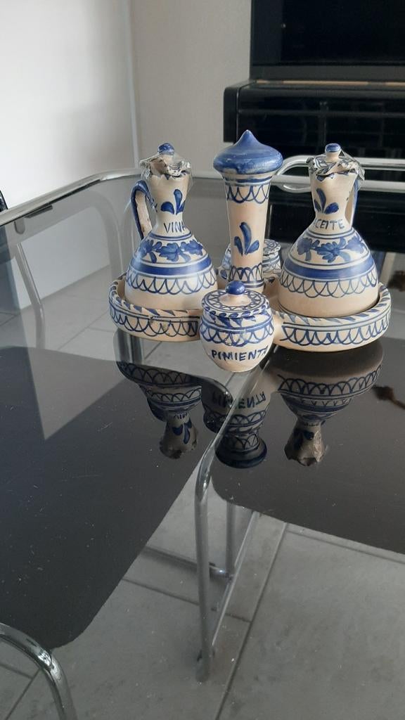 Olie en azijn stel, zout en peper set, Ophalen of Verzenden, Zo goed als nieuw