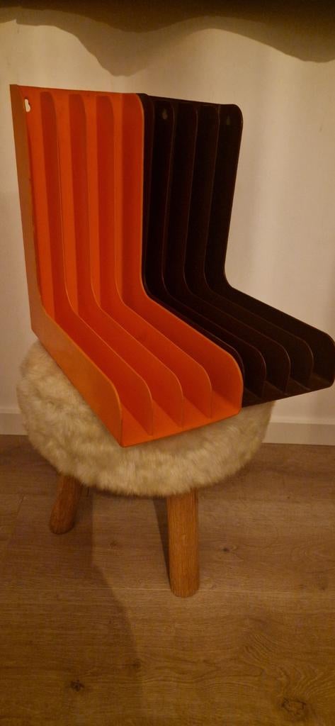 Vintage LP houder/ platenspeler opberg boa inter, Ophalen of Verzenden, Zo goed als nieuw, Overige merken