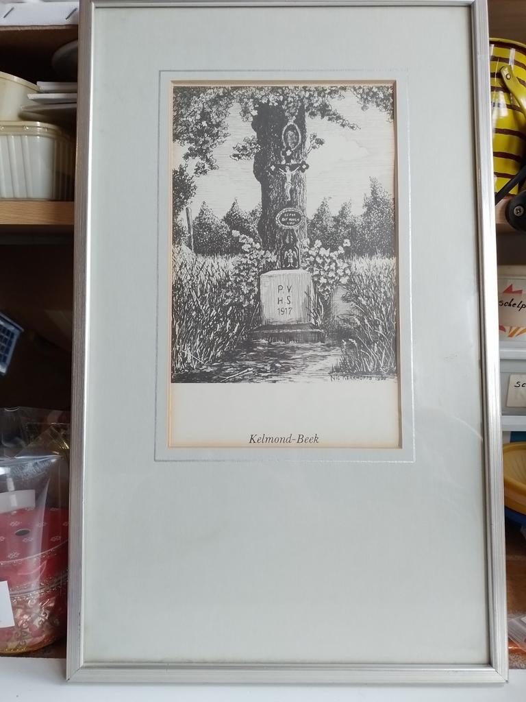 Nic Kerkhoffs Pentekeningen - Kelmon-Beek & Gr.Haasdal, Ophalen