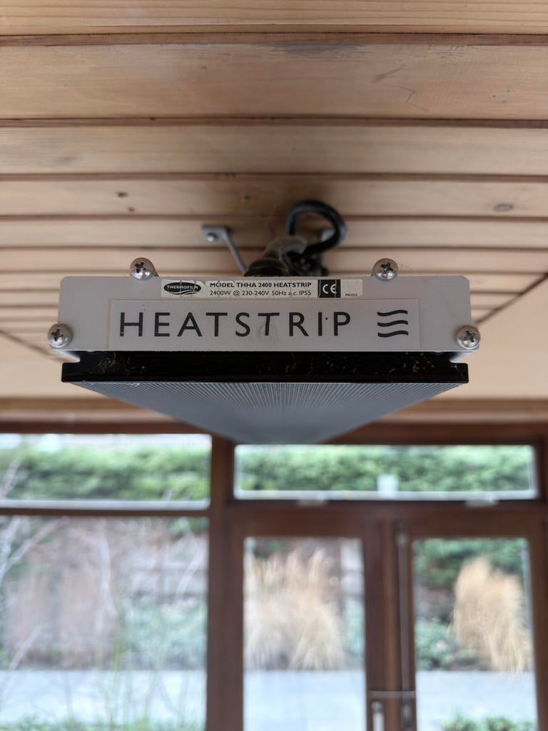 2x Werkende Heatstrips - Terrasverwarming, Tuin en Terras, Terrasverwarmers, Plafond, Gebruikt, Waterbestendig, Ophalen