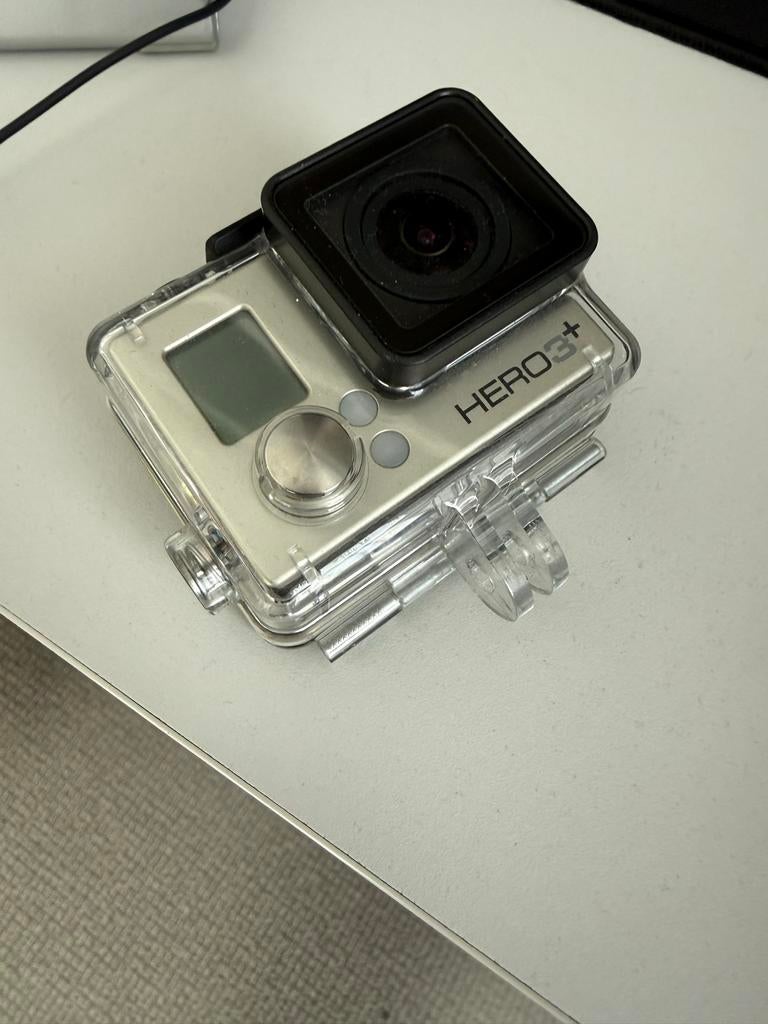 GoPro Hero 3+ in goede staat met hardcase, Ophalen of Verzenden, Gebruikt, GoPro
