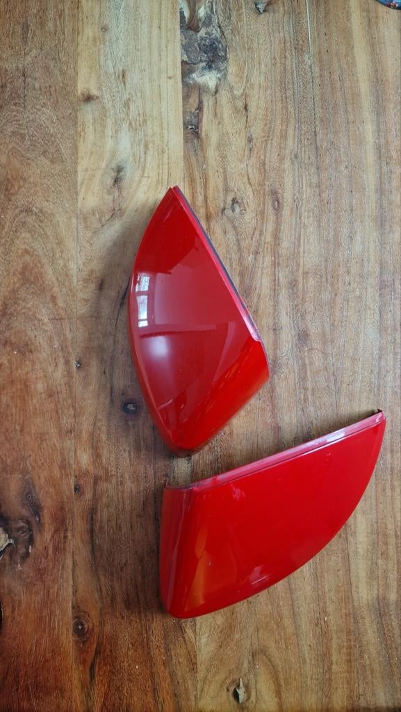 Audi A3 8v spiegelkappen rood, Auto-onderdelen, Carrosserie en Plaatwerk, Gebruikt, Deur, Links, Audi