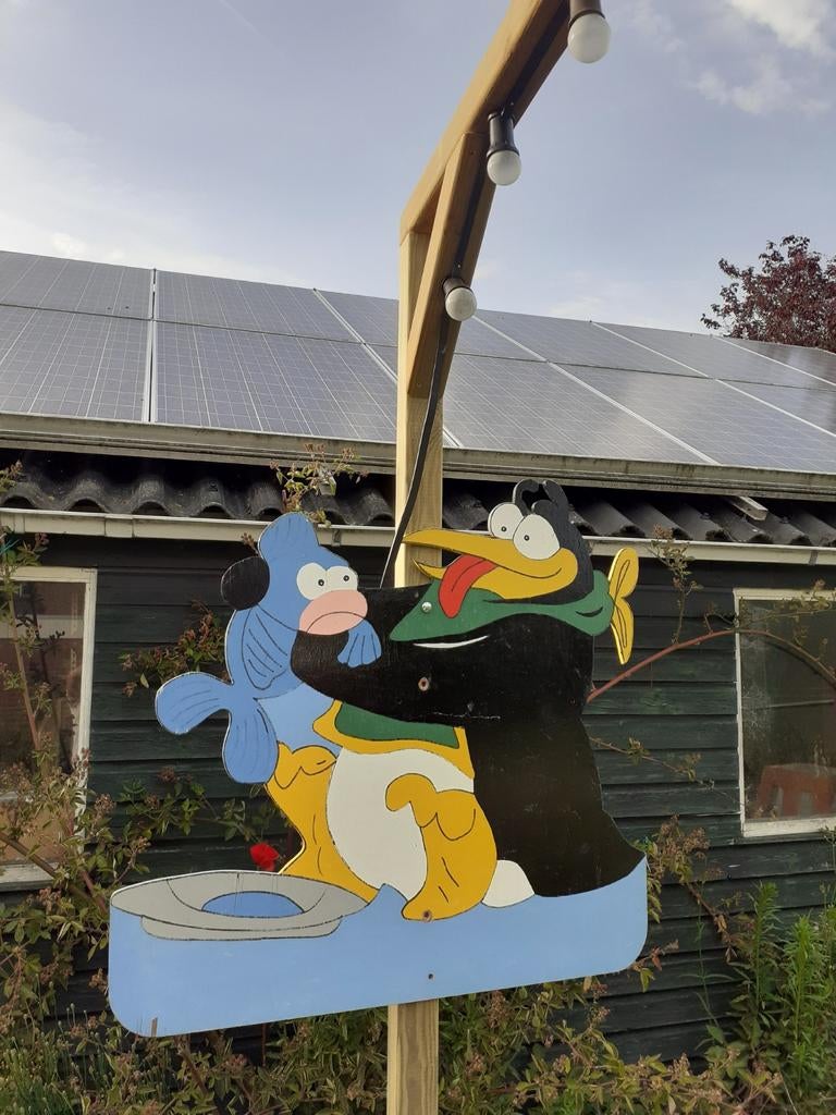 Pinguïn feestpalen straatversiering te huur, Ophalen, Zo goed als nieuw, Overige