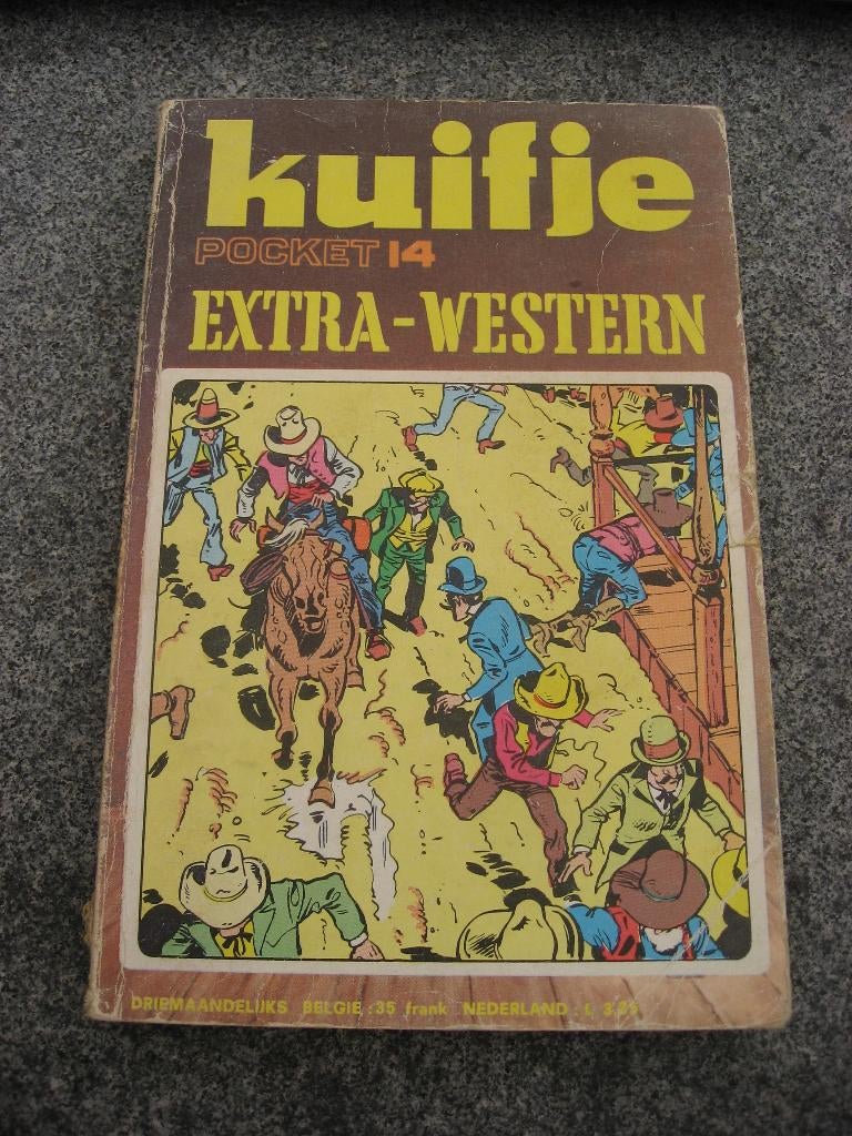 Kuifje Pocket 14. Extra-Western., Boeken, Eén stripboek, Ophalen of Verzenden, Gelezen