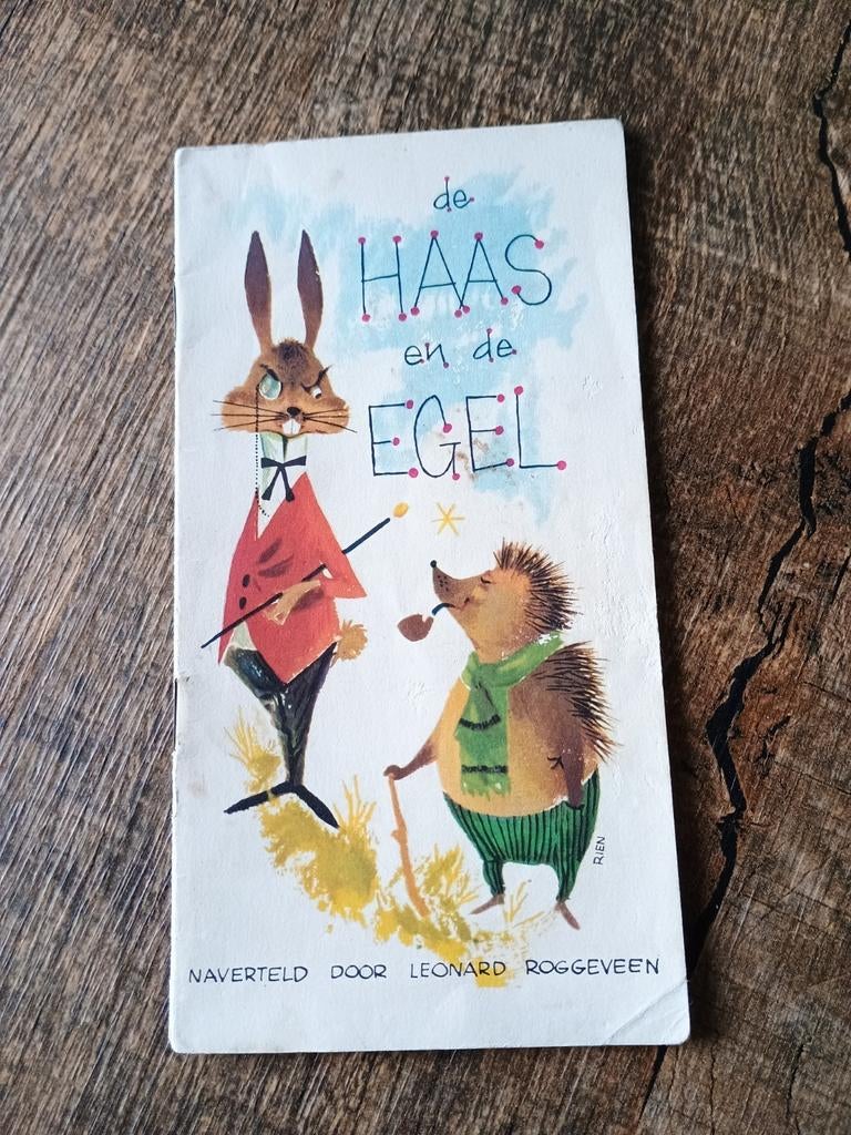 Oud Radion reclame boekje 1959 - De haas en de egel, Verzamelen, Merken en Reclamevoorwerpen, Ophalen of Verzenden, Gebruikt, Overige typen