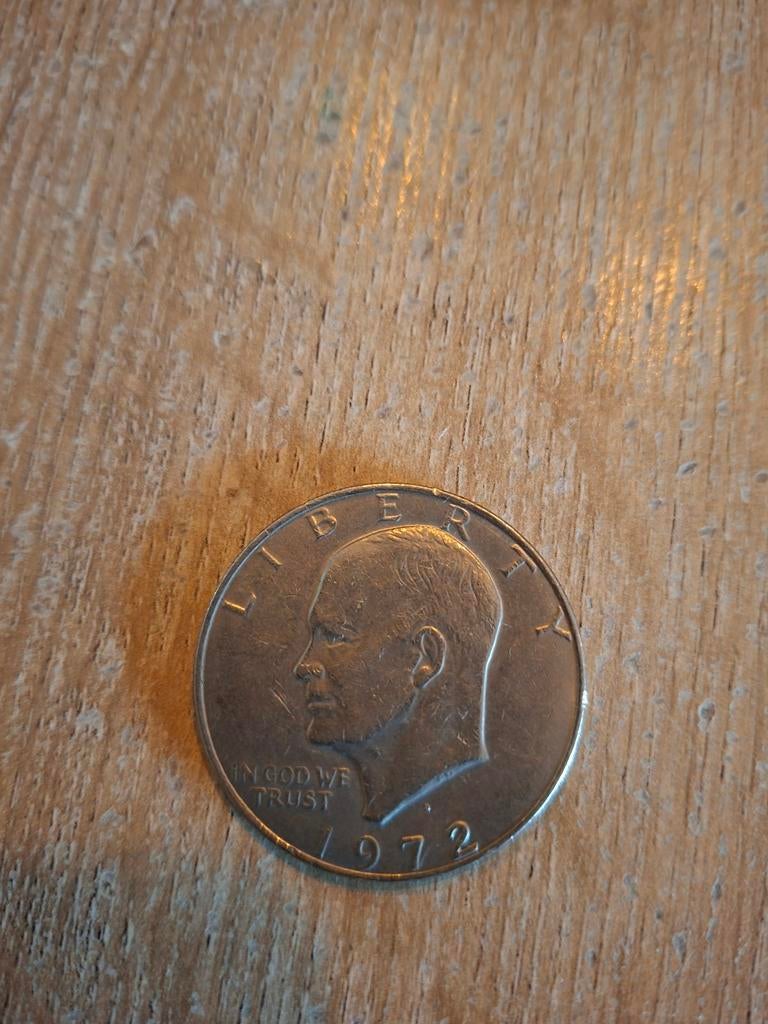 1972 Eisenhower Dollar, Postzegels en Munten, Ophalen, Noord-Amerika, Losse munt, Zilver