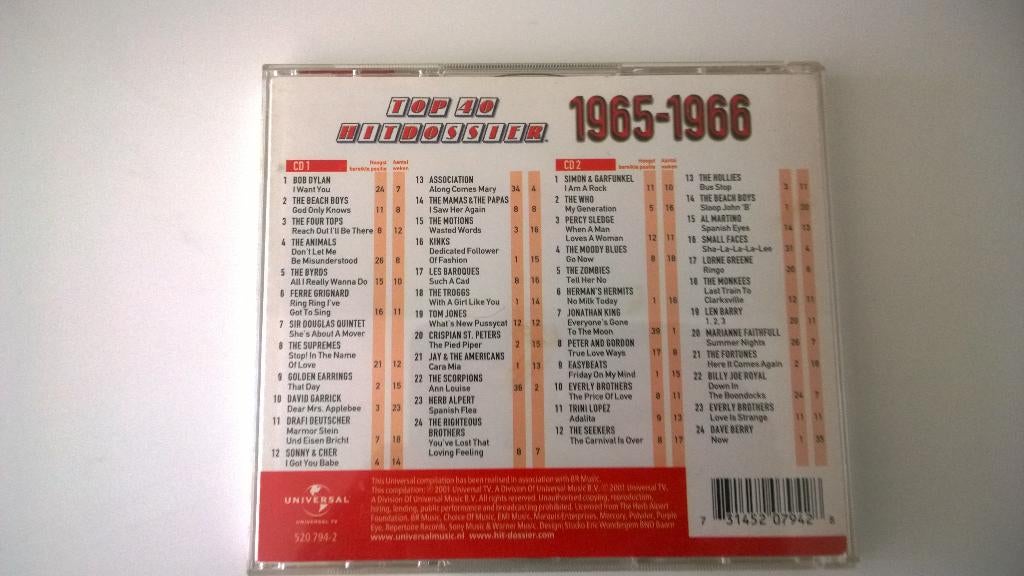 Top 40 hitdossier 1965-1966, Ophalen, Gebruikt, Pop