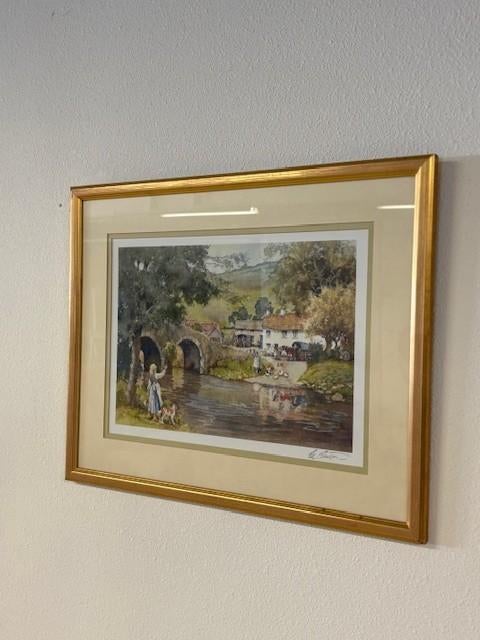 Schilderij: Vrouw aan de rivier, Ophalen