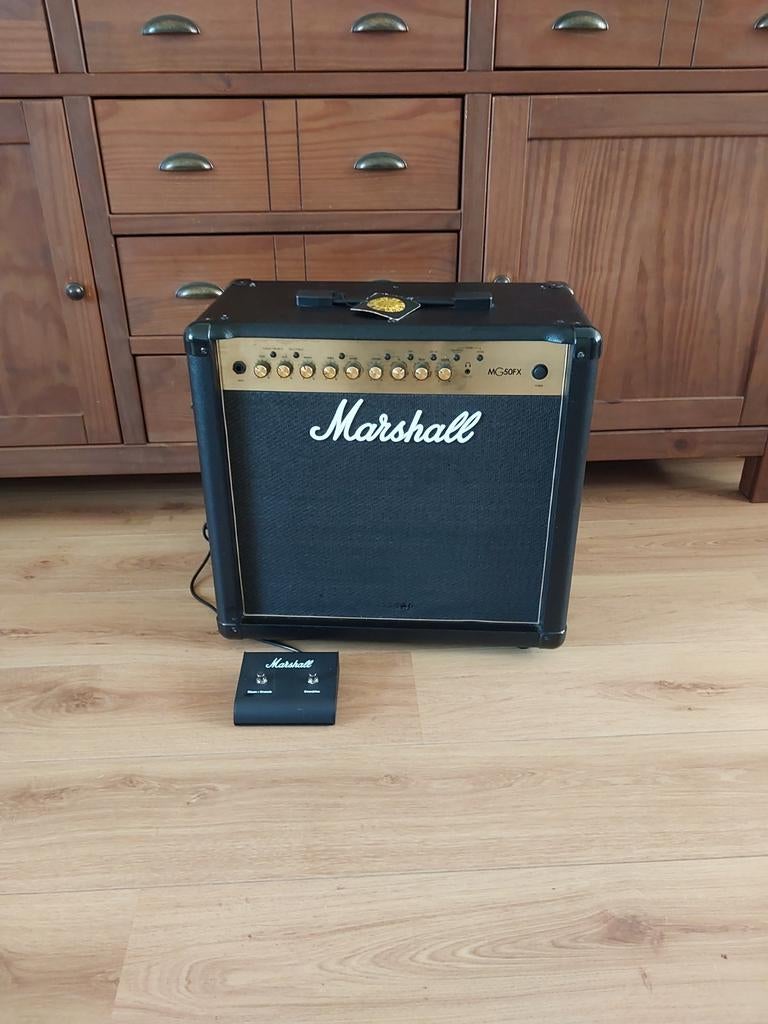 Marshall MG50FX Gitaarversterker - Zo goed als nieuw, Ophalen, Zo goed als nieuw, Gitaar, 50 tot 100 watt