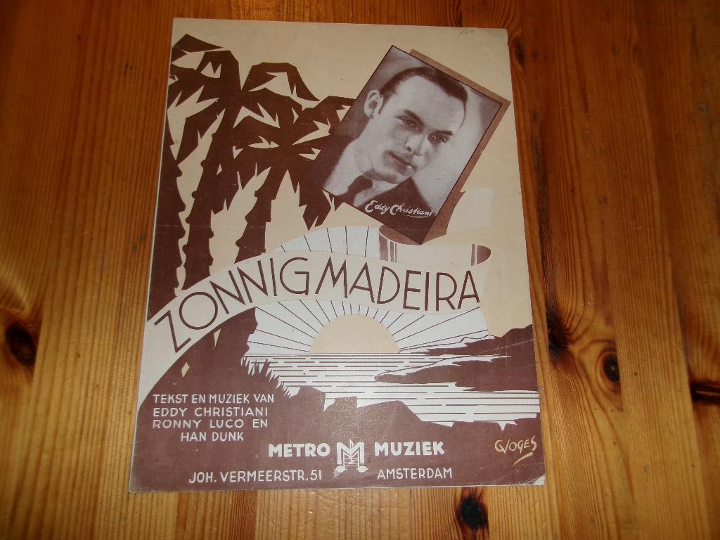 Zonnig madeira - eddy christiani ronny luco / han dunk, Muziek en Instrumenten, Bladmuziek, Gebruikt, Gitaar, Ophalen of Verzenden