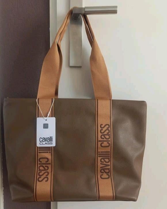 Cavalli Class( Just Cavalli) orig. Shopper nieuw!, 30 cm of meer, Bruin, Nieuw, Ophalen of Verzenden
