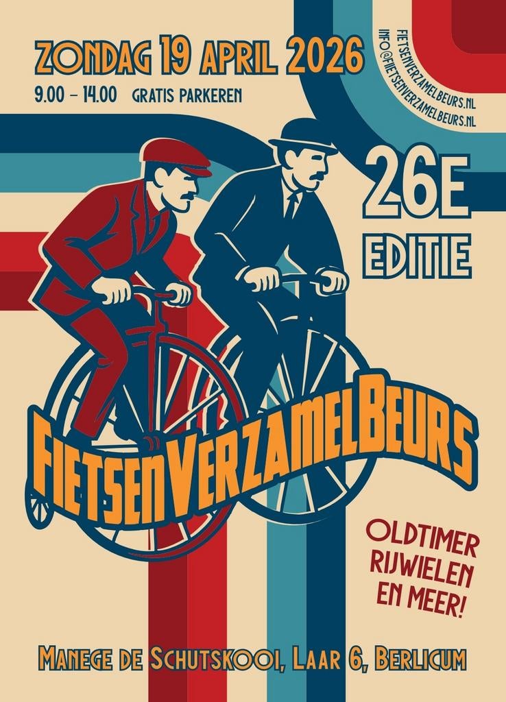 Fietsenverzamelbeurs 19 april 2026 / oldtimer rijwiel, Fietsen en Brommers, .., Gebruikt, Racefiets, Overige typen
