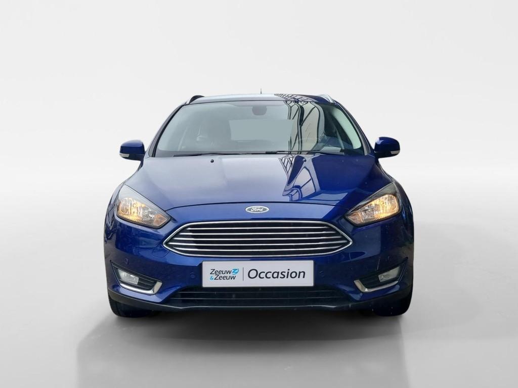 Ford Focus Wagon 1.0 Titanium Edition | 12 Maanden BOVAG Gar, 12 maanden, Gebruikt, Euro 6, Blauw