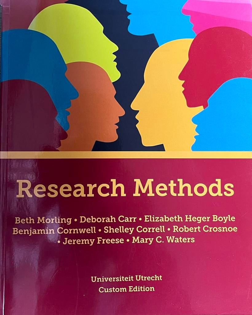 Research Methods, Ophalen of Verzenden, Zo goed als nieuw