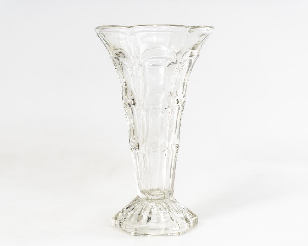 Vaas - Glas  Frankrijk - Art Deco - 1930-1940, Ophalen of Verzenden