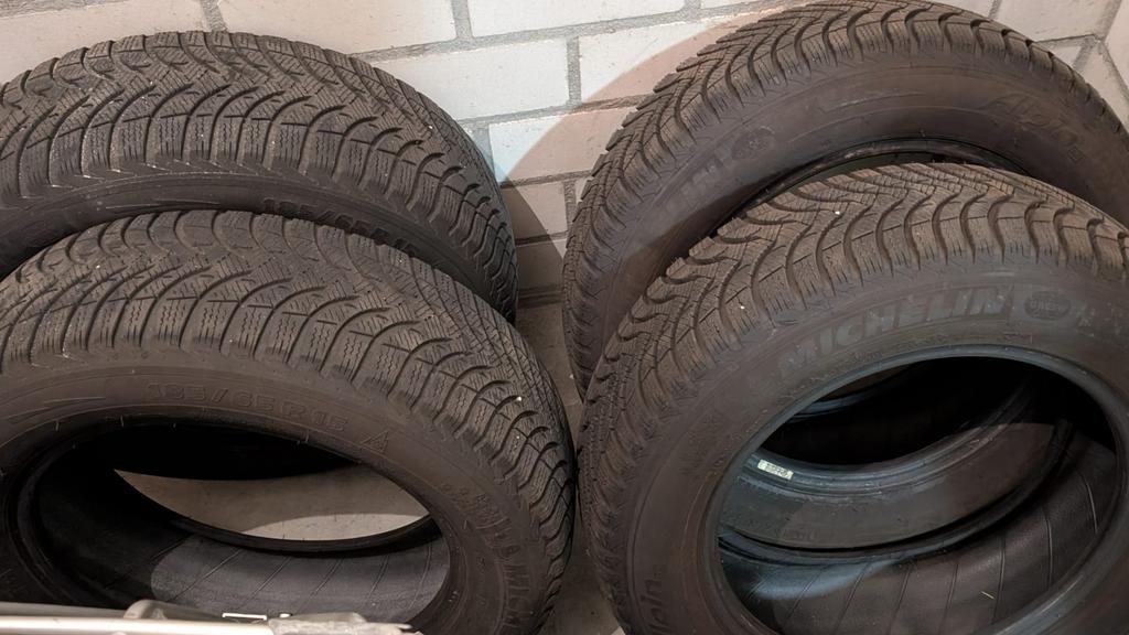 4x Michelin 185 65 r15 winterbanden, Ophalen, Zo goed als nieuw