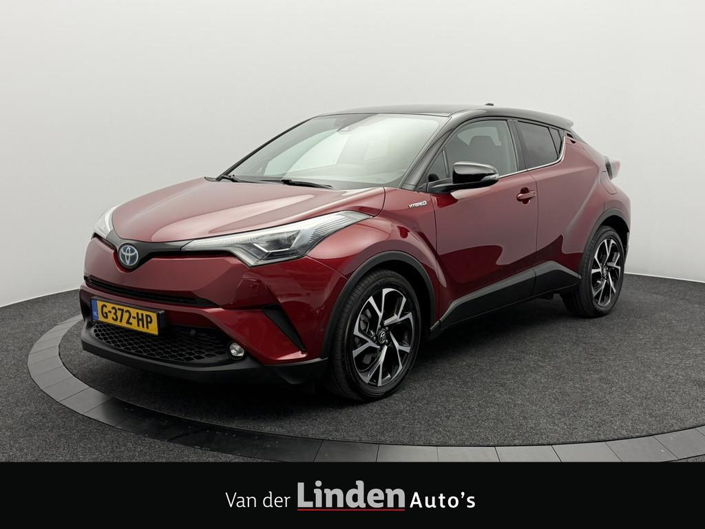 Toyota C-HR 1.8 Hybrid Style Ultimate Two-Tone | Navigatie |, Auto's, Stof, 4 cilinders, 122 pk, Origineel Nederlands