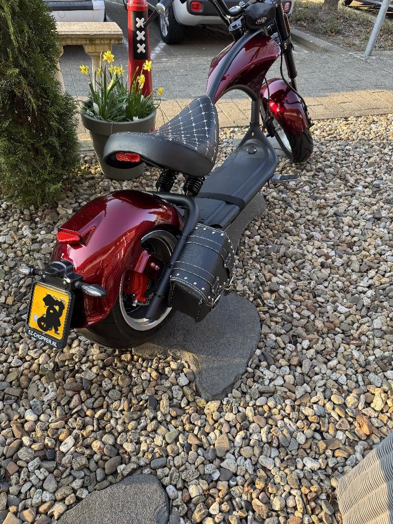 electrische Chopper, Ophalen, Maximaal 45 km/u, Zo goed als nieuw, Mangosteen