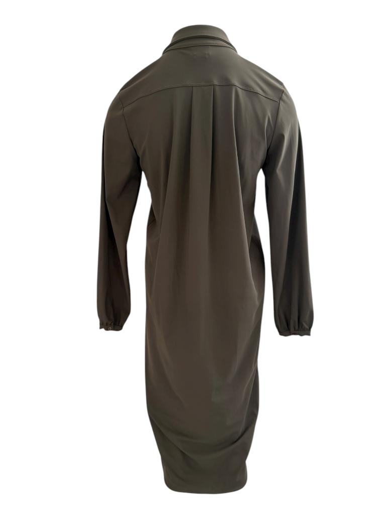 Bellamy jurk M, Ophalen of Verzenden, Zo goed als nieuw, Onder de knie, Groen