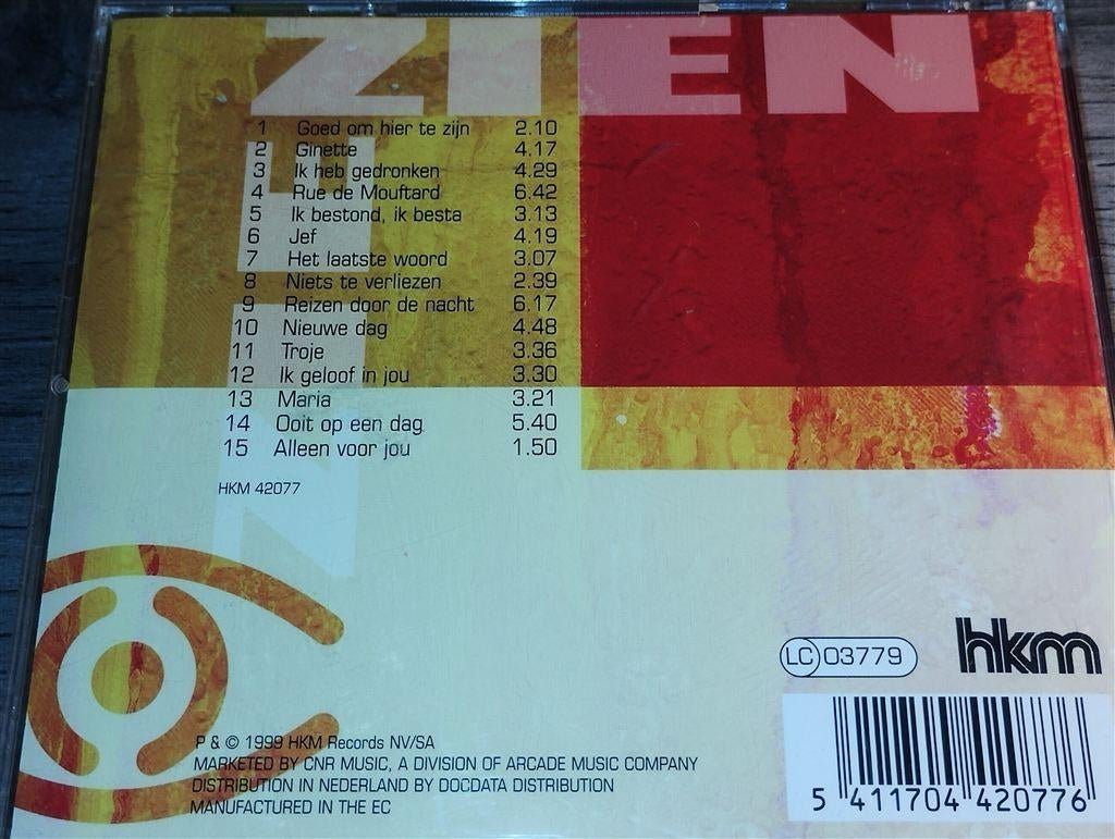 Stef Bos - Zien, Cd's en Dvd's, Cd's | Nederlandstalig, Ophalen of Verzenden, Zo goed als nieuw, Levenslied of Smartlap