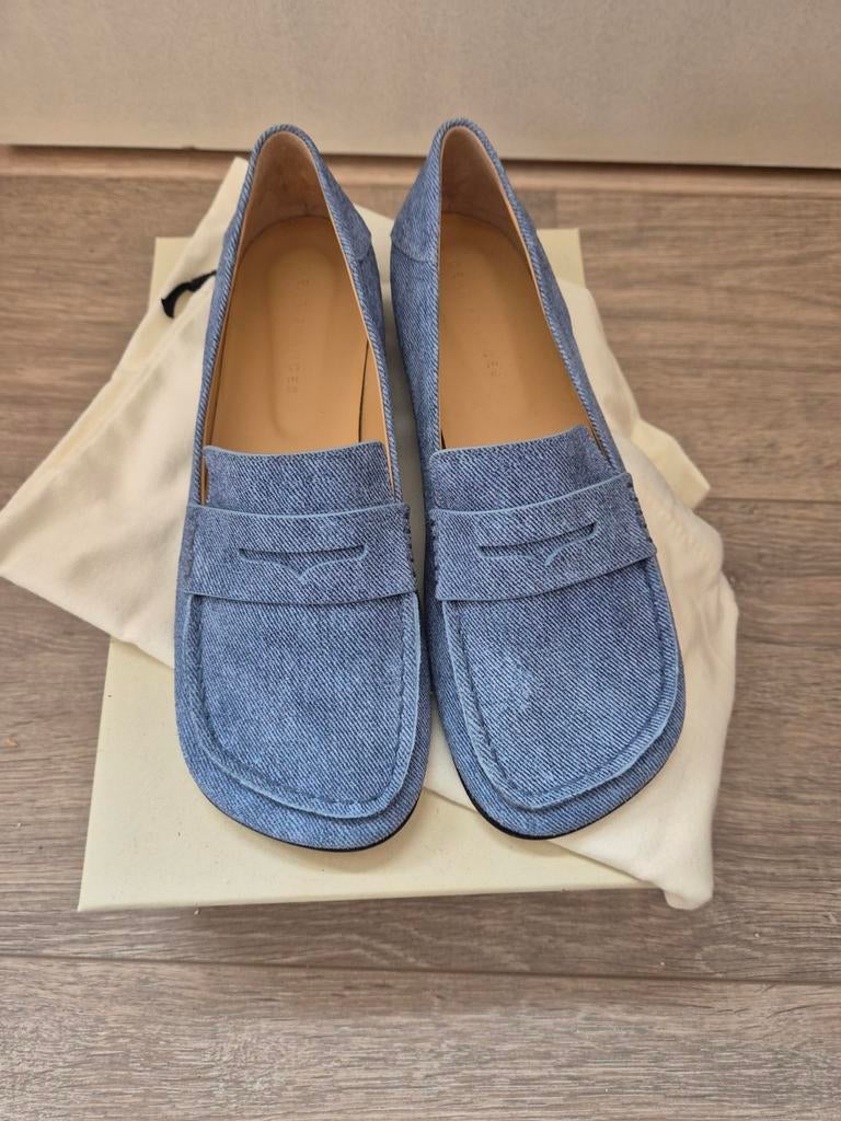 Dear frances denim loafers, Ophalen of Verzenden, Blauw, Instappers