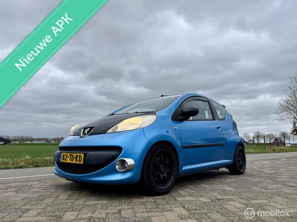 Peugeot 107 1.0-12V XS, BJ 2006, Zuinig, APK Apr 2027, NAP, Voorwielaandrijving, Elektrische ramen, Gebruikt, 765 kg