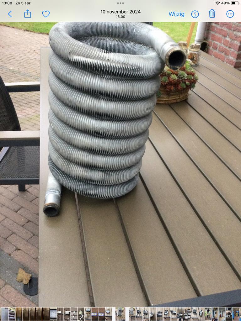 Te koop warmtewisselaar, Ophalen, Zo goed als nieuw, Minder dan 60 cm, 30 tot 80 cm