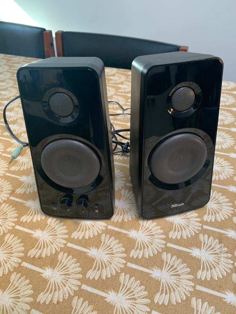Trust Speaker setje  19021-02, Computers en Software, Pc speakers, Ophalen of Verzenden, Gebruikt
