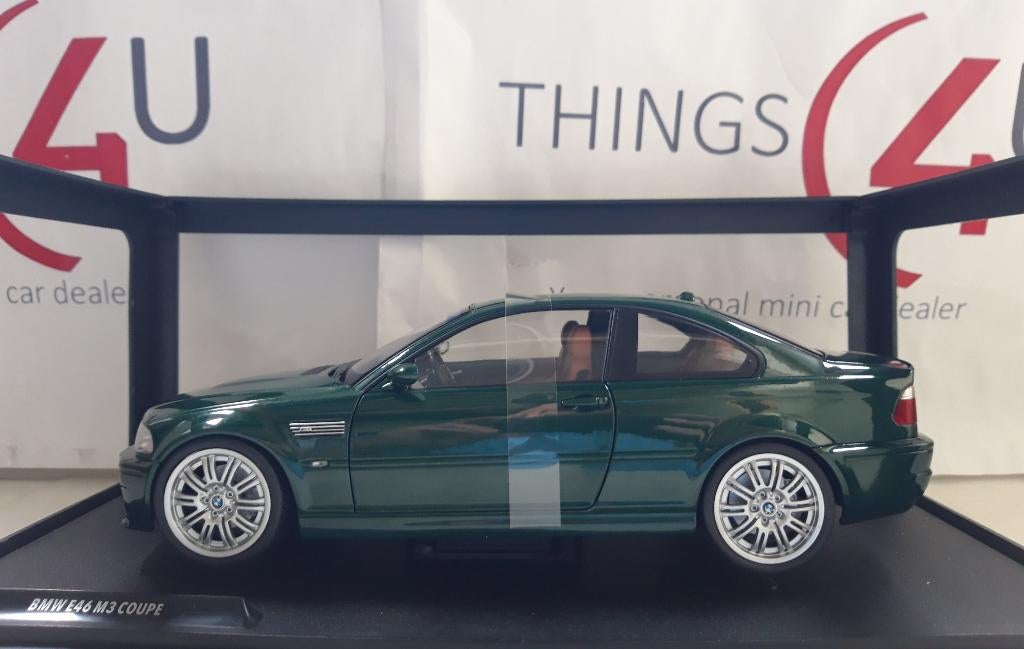 Solido 1:18 BMW M3 (E46) Coupe 2000 Oxford groen nieuw, Ophalen of Verzenden, Nieuw, Auto, Solido