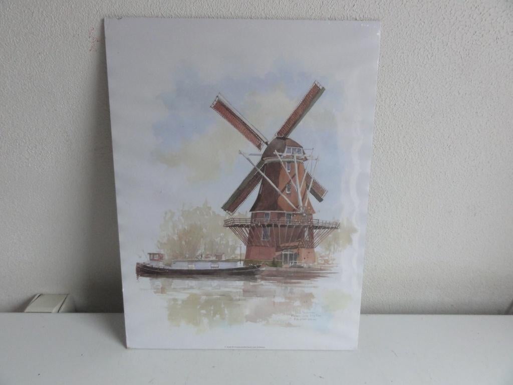 Bob Pestman Molen van Sloten Amsterdam, Antiek en Kunst, Ophalen of Verzenden
