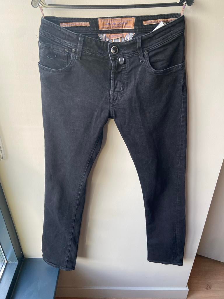 Jacob Cohen Heren Broek - Zwart - Maat W31, Ophalen of Verzenden, Zo goed als nieuw, Zwart, W32 (confectie 46) of kleiner