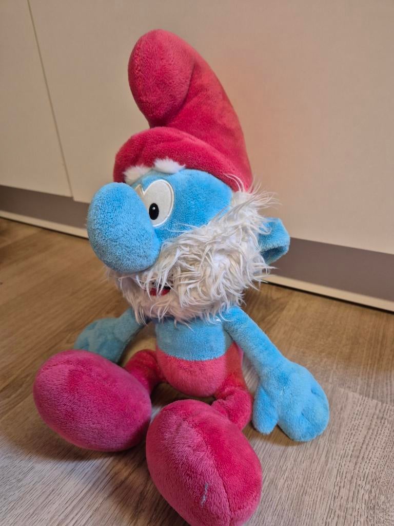 Grote smurf knuffel 48 cm De Smurfen, Verzamelen, Smurfen, Ophalen of Verzenden