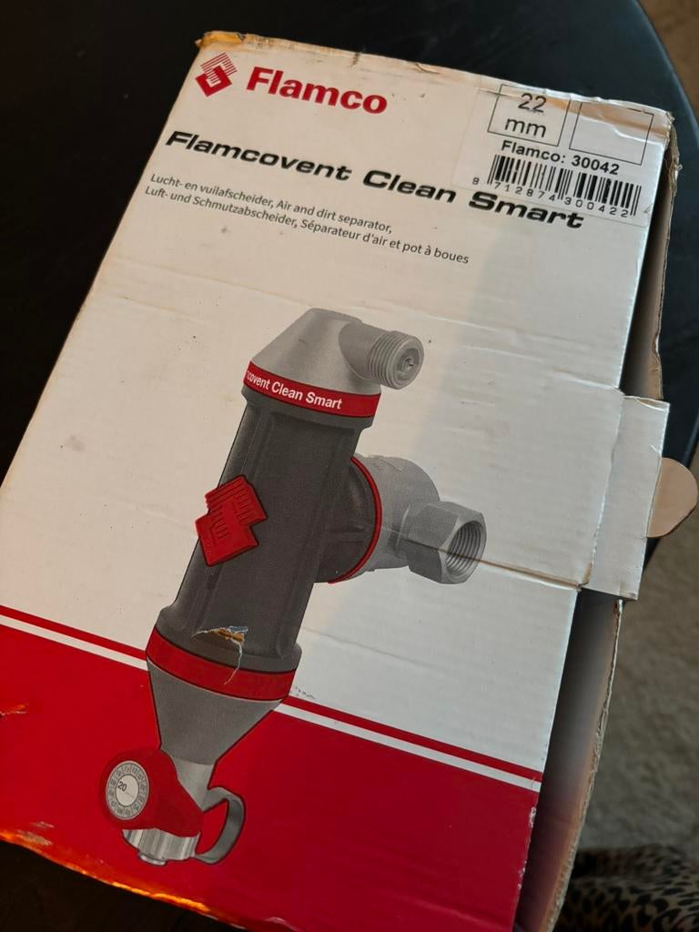 Flamcovent clean en smart lucht en vuilafscheider, Ophalen of Verzenden, Nieuw