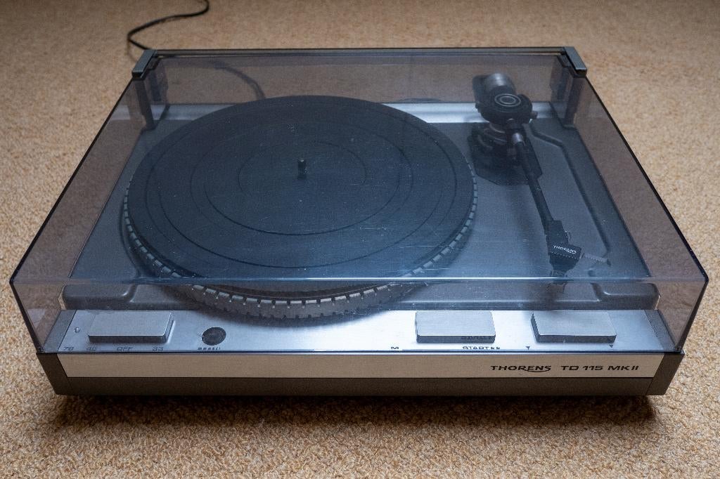 Thorens TD115 MKII met extra arm, Audio, Tv en Foto, Platenspelers, Ophalen, Gebruikt, Thorens, Pitch-regelaar