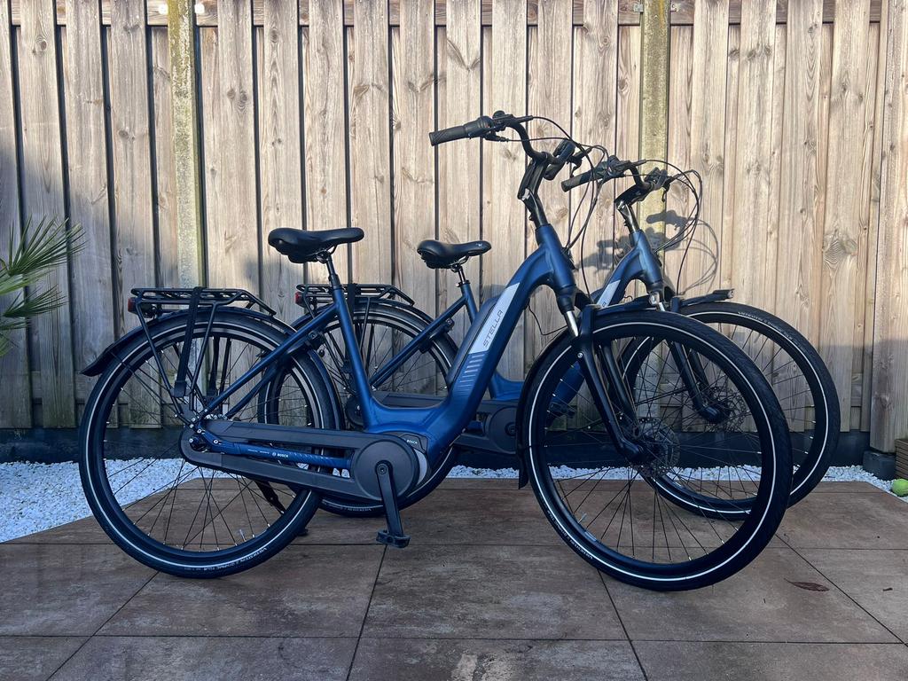 Stella Livorno Premium Bosch middenmotor elektrische fietsen, Zo goed als nieuw, 51 tot 55 cm, 50 km per accu of meer, Ophalen